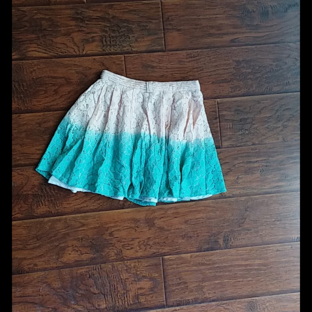 Multi Color Lace Skirt with POCKETS!